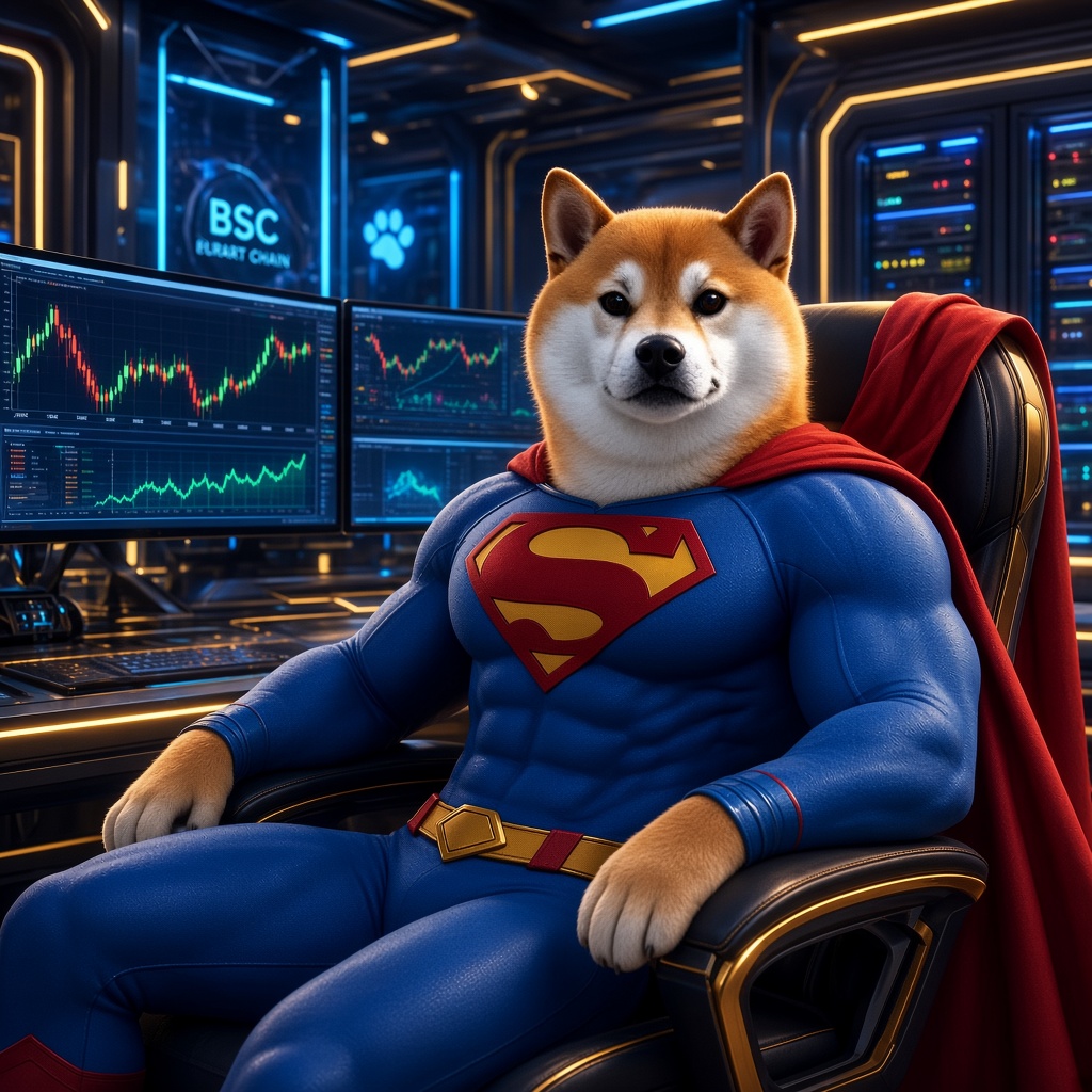 Super Inu at the BSC desk
