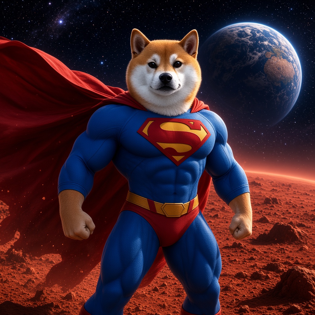 Super Inu on Mars